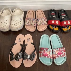 Crocs and Mel by Melissa Kids Shoe Lot